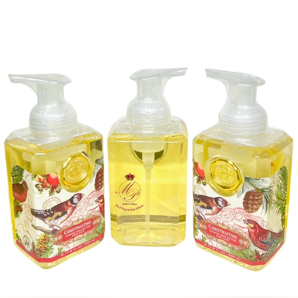 Michel Design Works Christmastime Foaming Shea Butter Hand Soap 3 x 17.8 fl oz - Picture 2 of 4